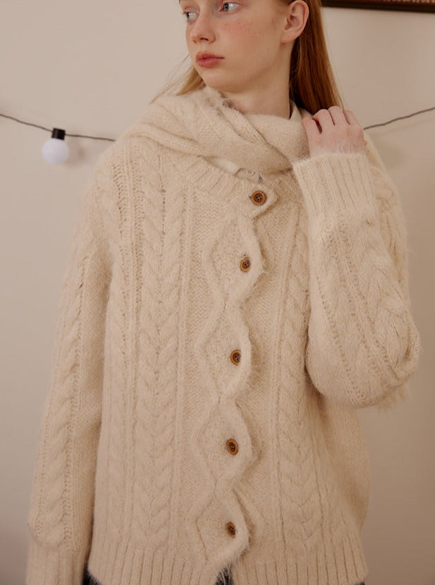 Knitted Cardigan Jacket