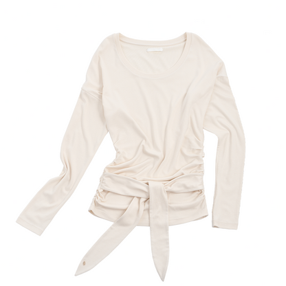 Light Rayon Pleated Long Top