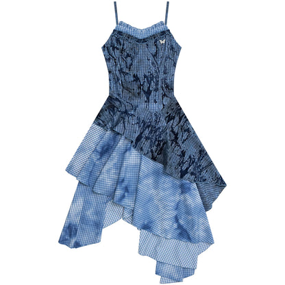 Night Mist Plaid Dress