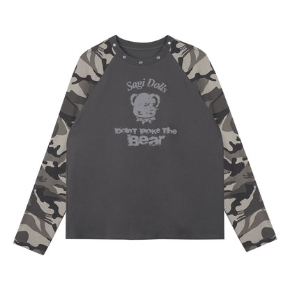 Autumn Style Gray Raglan Top