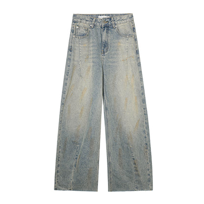 Vintage Distressed Denim Pants