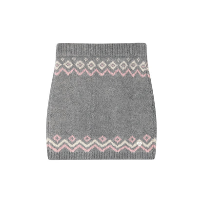 Winter Fair Island Knitted Skirt