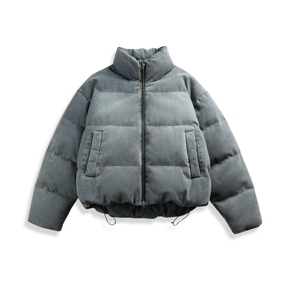 Distressed Winterente Daunenjacke 