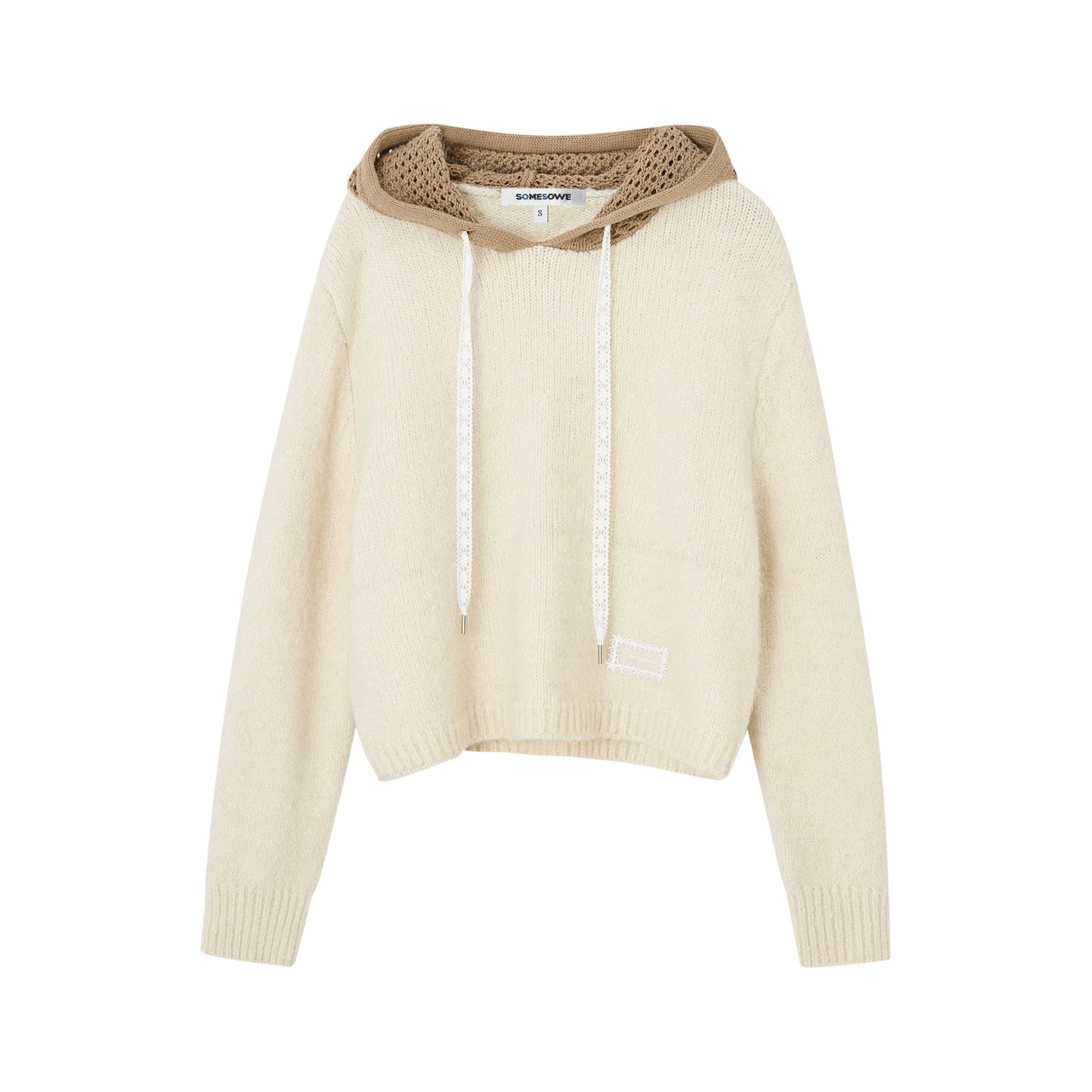Hooded Cut-Out Sweater Top