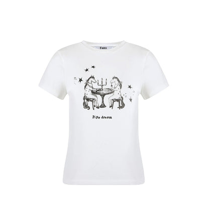 Children's Unicorn Color-Block Top