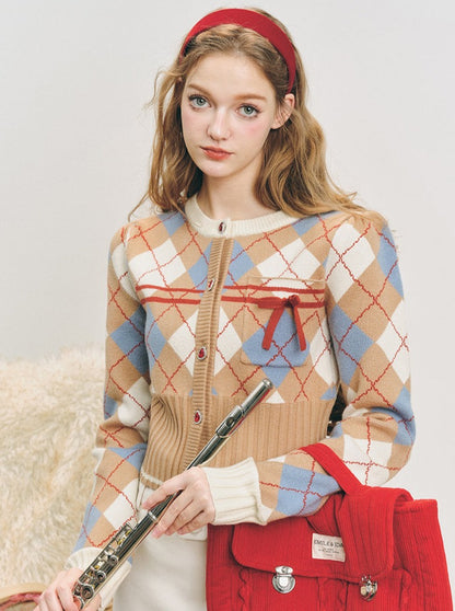 Ruby Knit Plaid Sweater