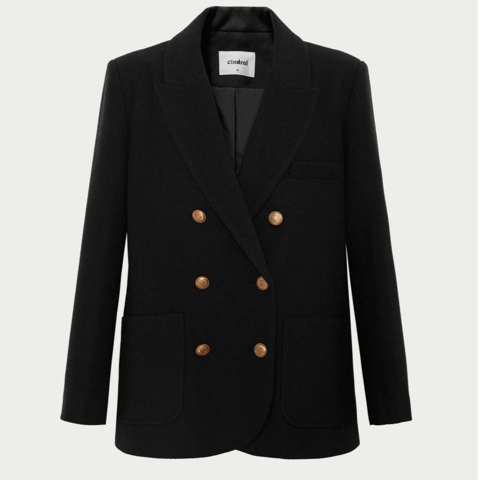 Loose British Tweed Blazer