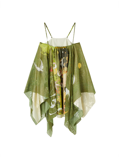 Hand-Painted Chiffon Camisole Top