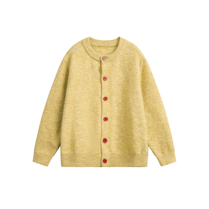 Fall Wool Button-Knitted Cardigan