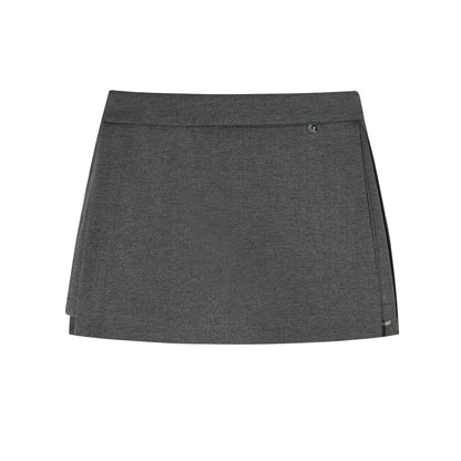 Intellectual Side-Slit Skirt