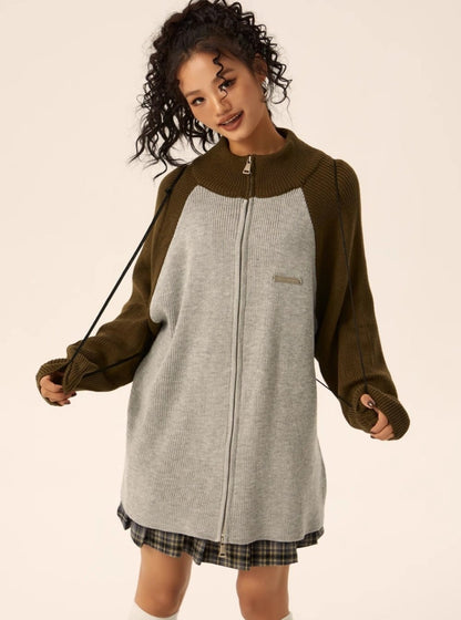 loose casual knitwear outer