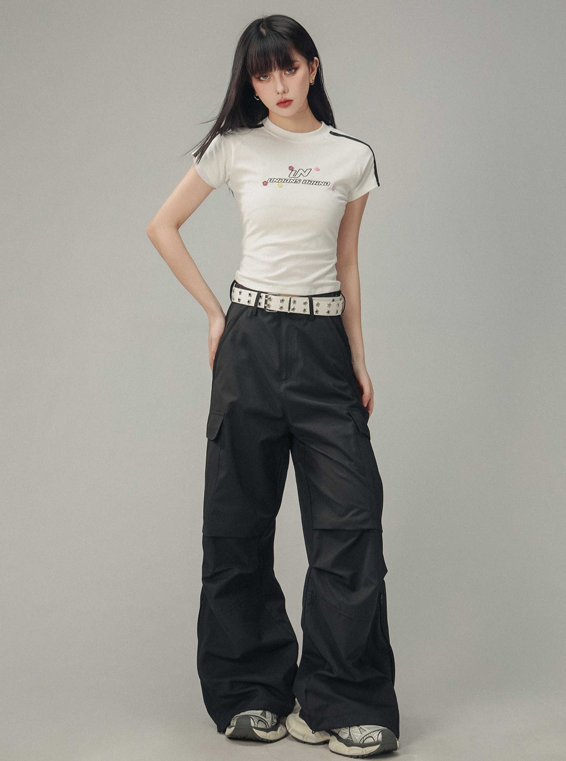 Pleated Paratrooper Cargo Pants