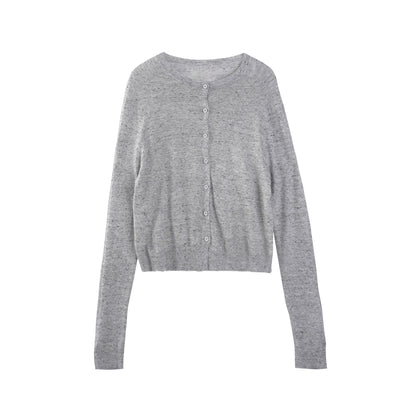 Linen UV Protection Knit Set-Up