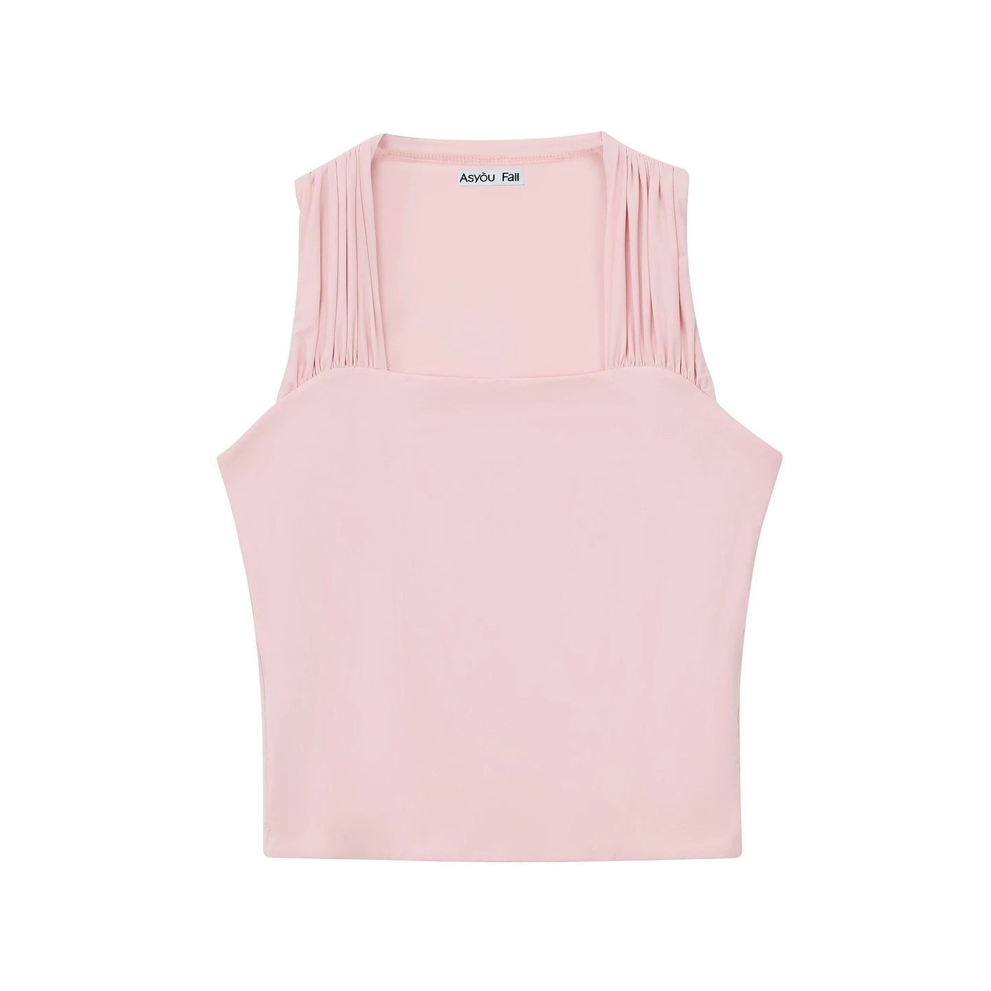 레이어드 홀터넥 탑