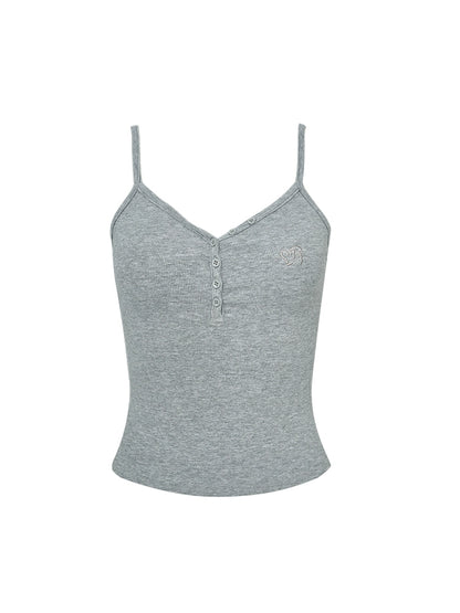 Chic Zip-Front Ribbed Knitted Vest Top