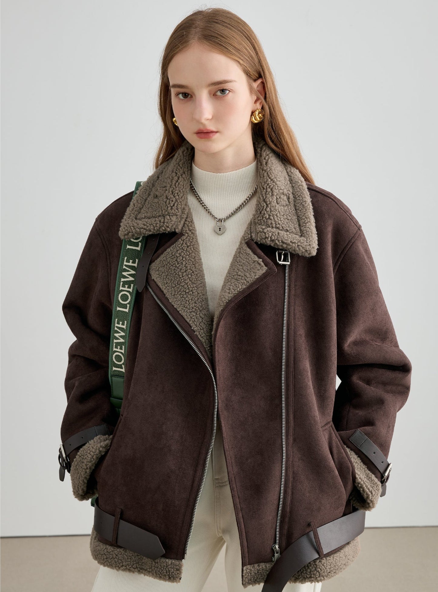 Imitation Lambswool Coat