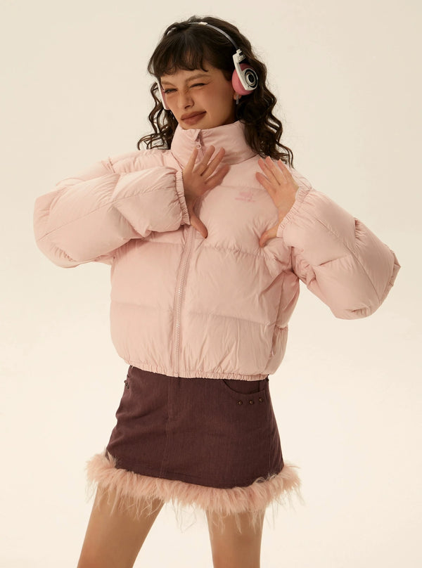 Long-sleeved Loose Down Jacket