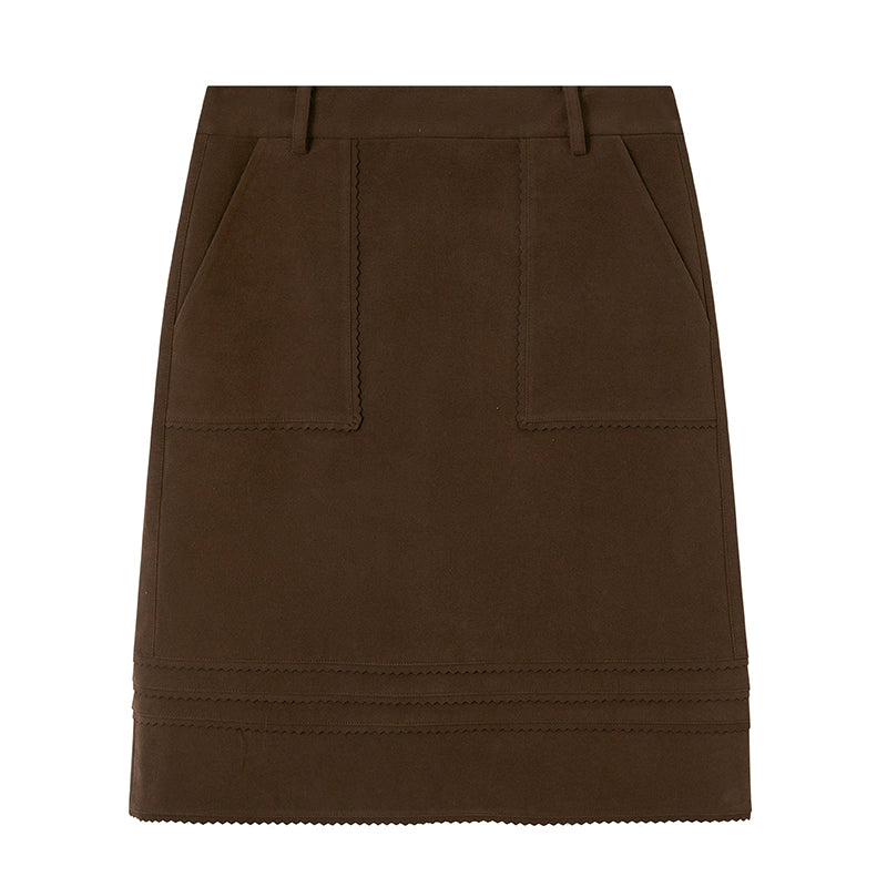 Three-Dimensional Pocket Short Skirt