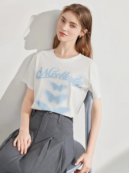 Letter Print Top