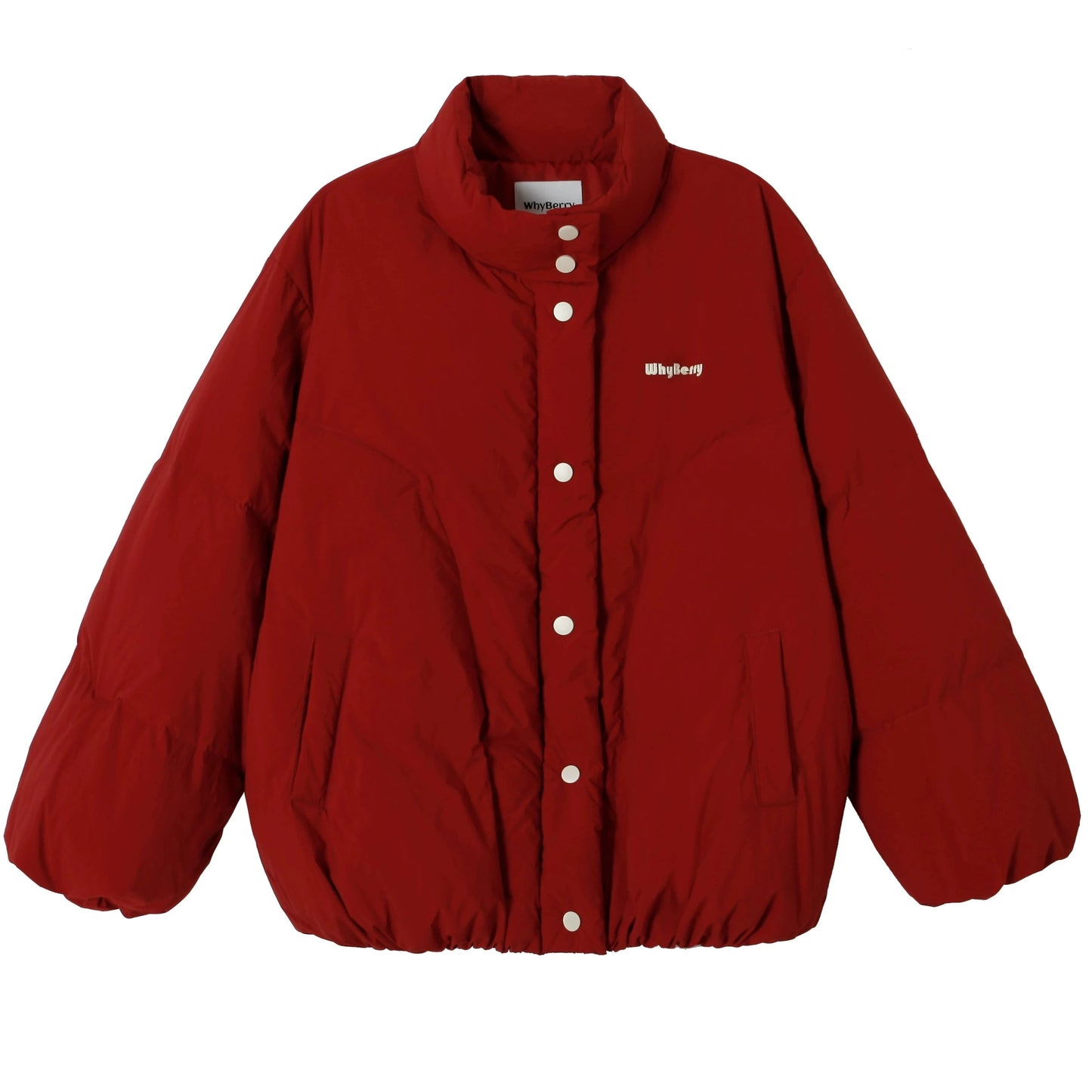 Red Down Jacke