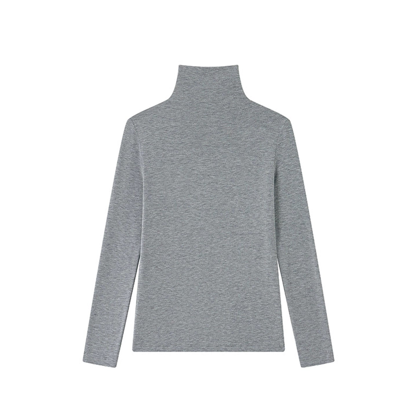Tencel Wool Seamless Turtleneck Sweater