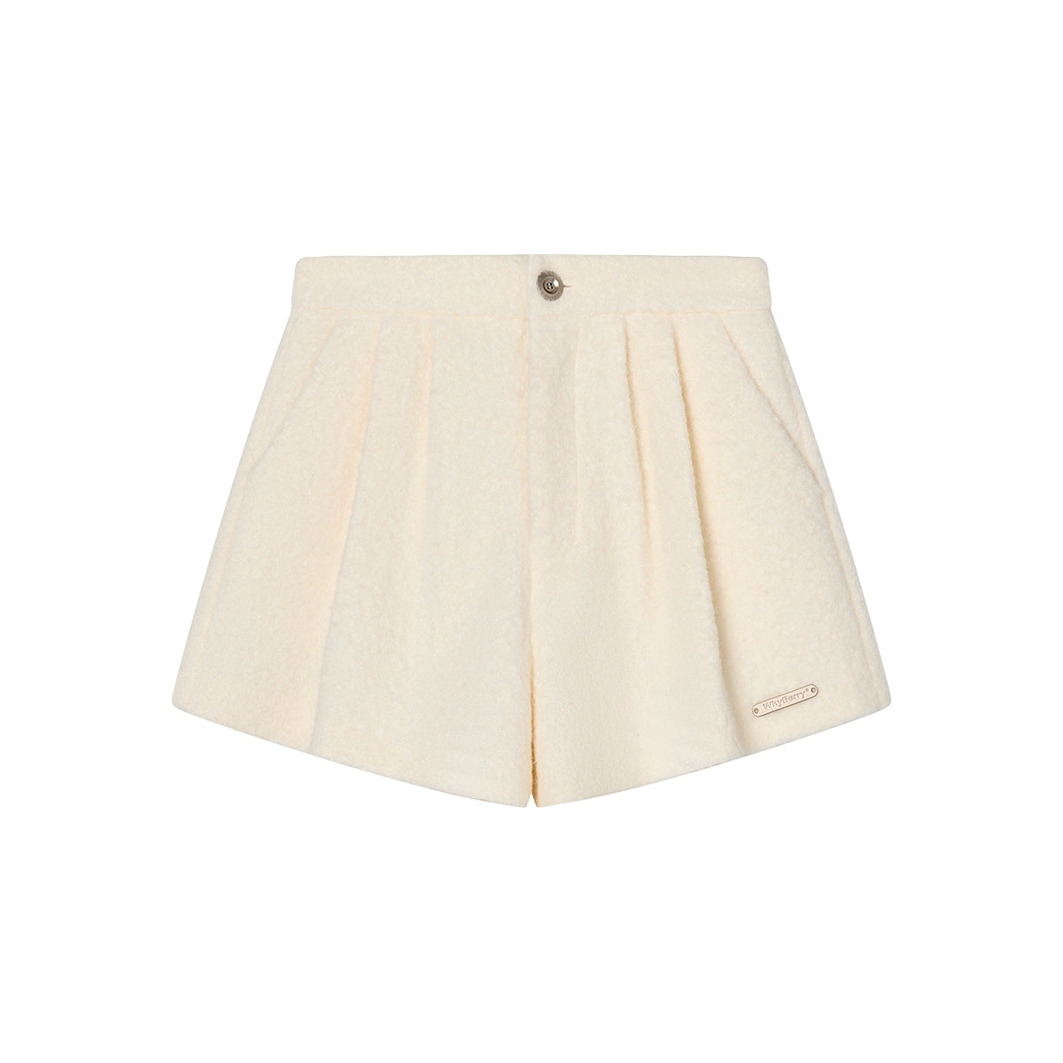 Warm A-Line Wool Shorts