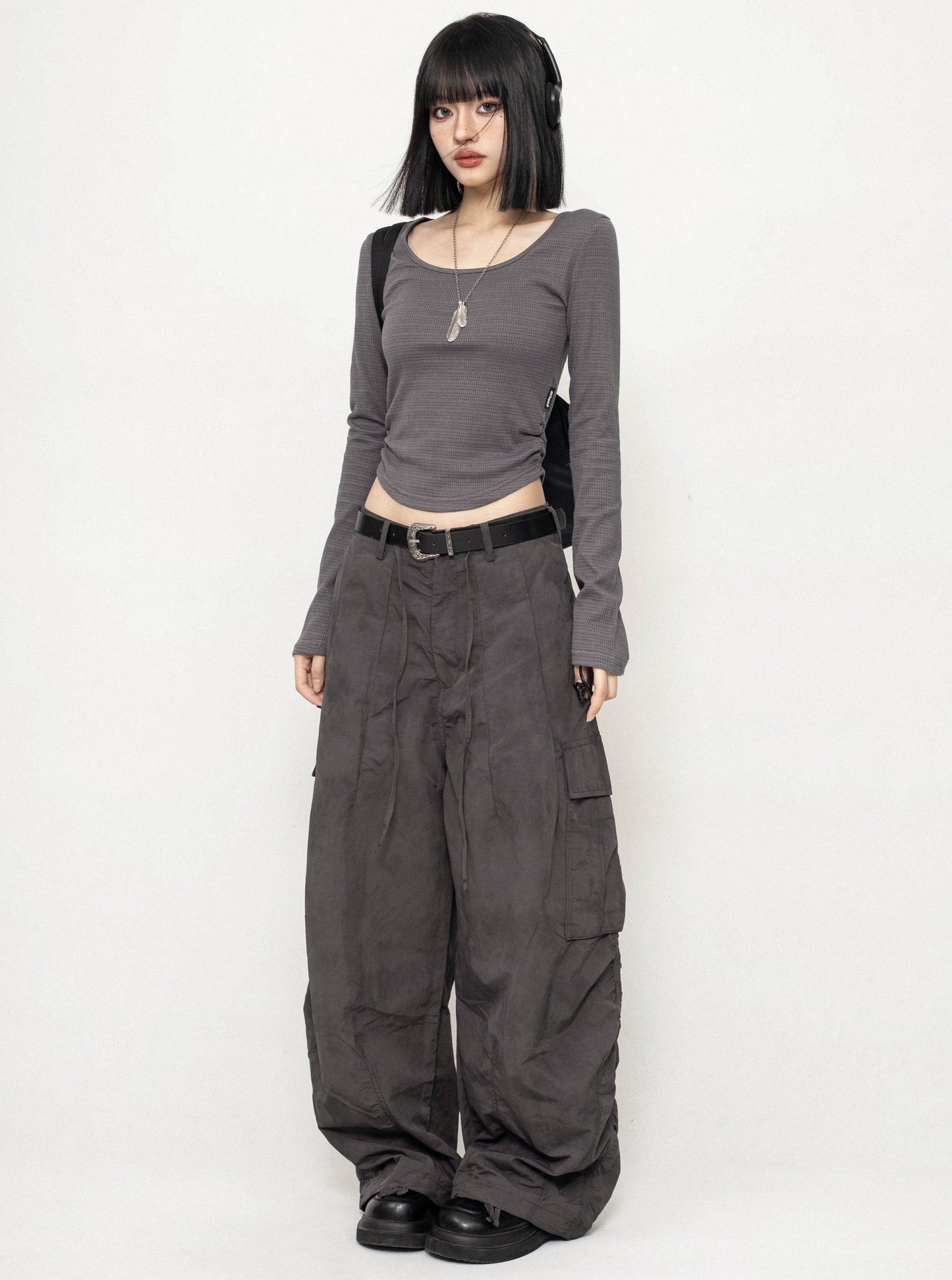 Retro Loose Casual Cargo Pants