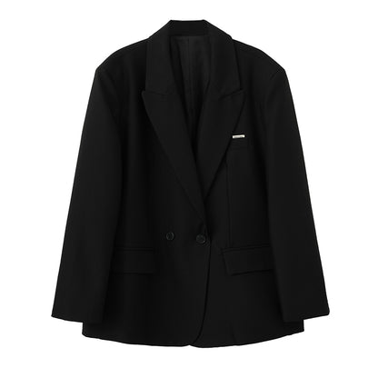 Chic Black And Cream Elegant Jacket