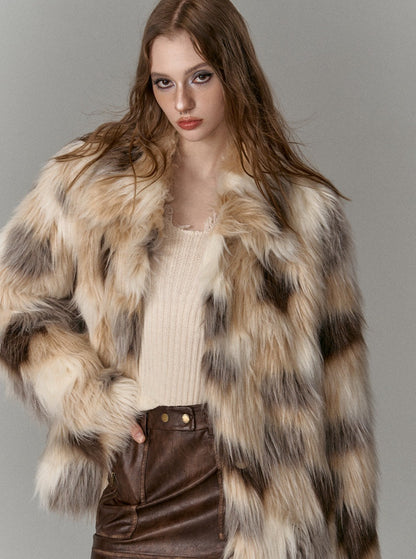 sense short eco-friendly fur coat jacket