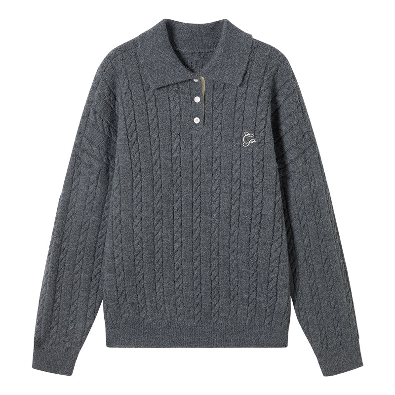 Winter Cable Knit Top