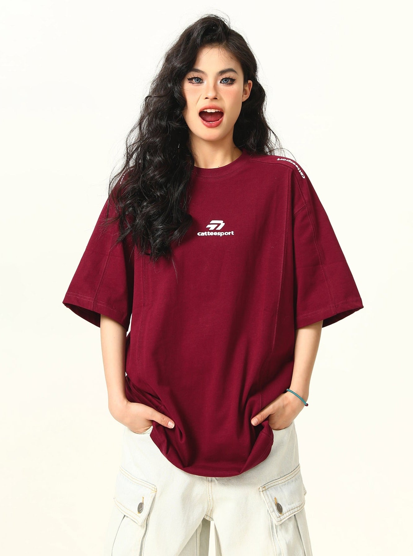 Dark Red High-End T-Shirt