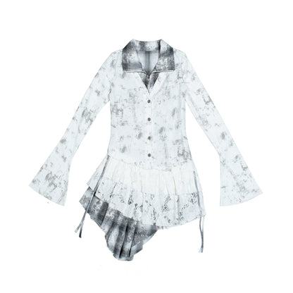 Punk Fusion Plaid Dress