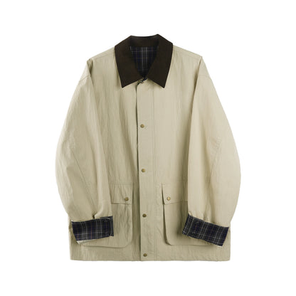 Vintage Patchwork Trench Coat