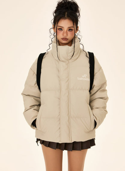 Long-sleeved Loose Down Jacket