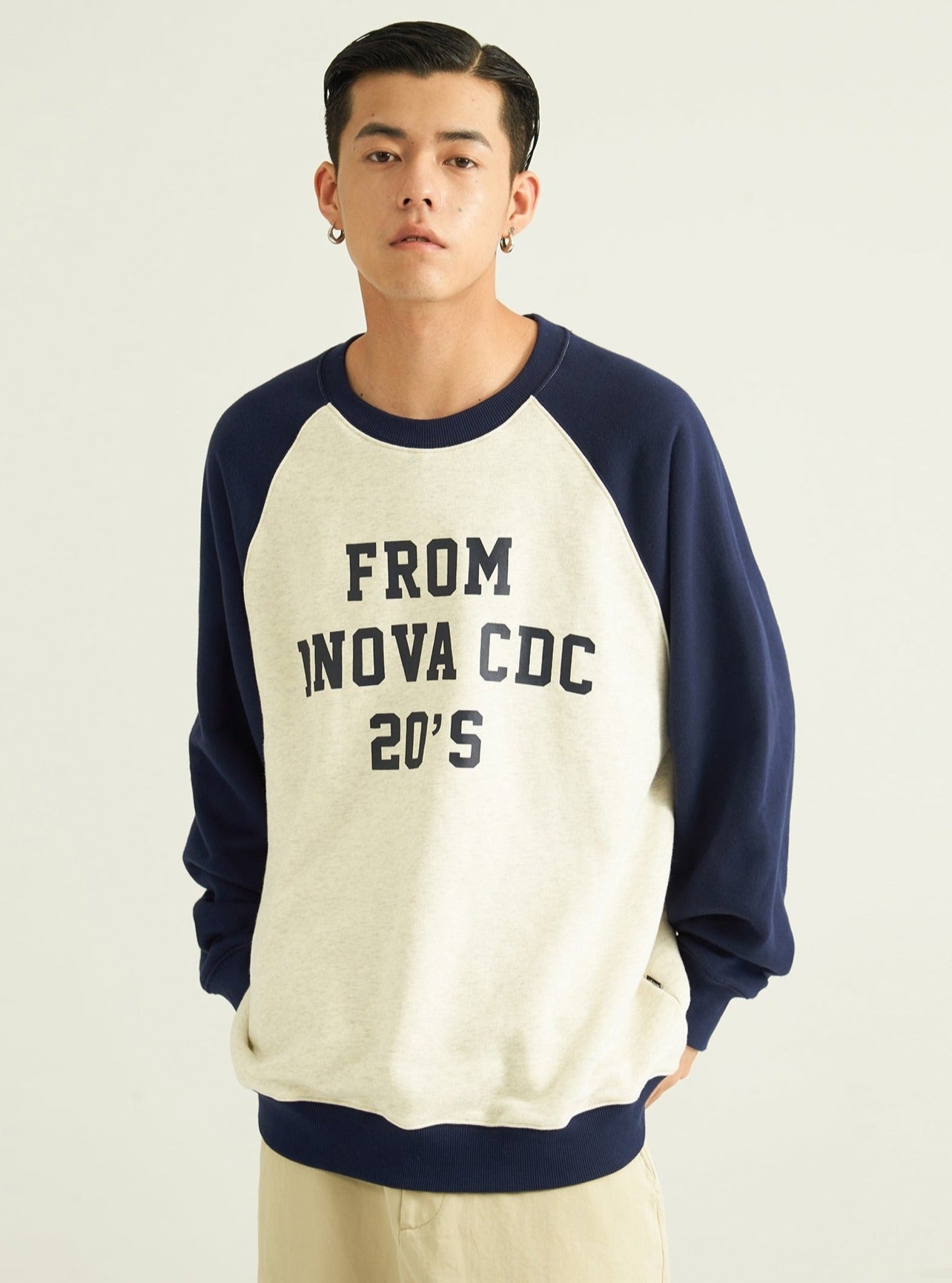 Langarm Crewneck Sweatshirt