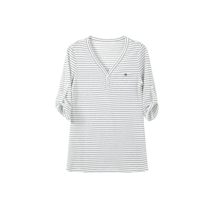 Snowflake Linen Blouse