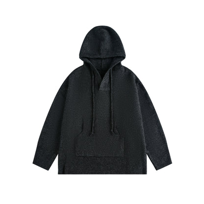 Lazy Vintage V-Neck Knit Sweater