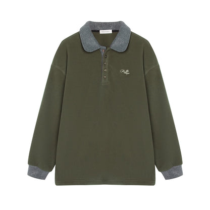 Vintage Fleece Pullover Top