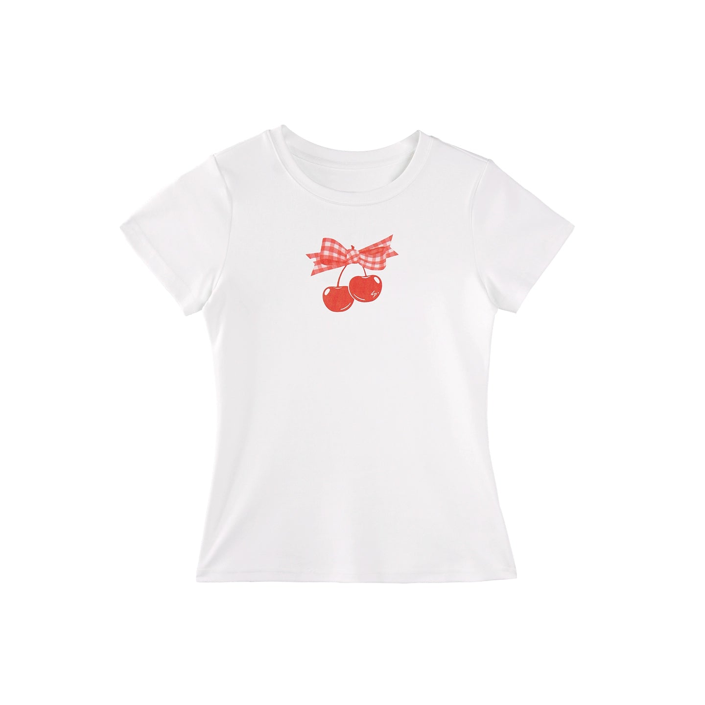 Pink Cherry Print Halter Skirt Set-Up