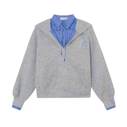 Plaid Mini Skirt Top With pants Set-Up