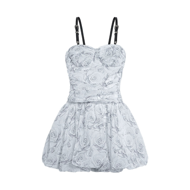 Mist Rose Sweet Suspendronbud Dress