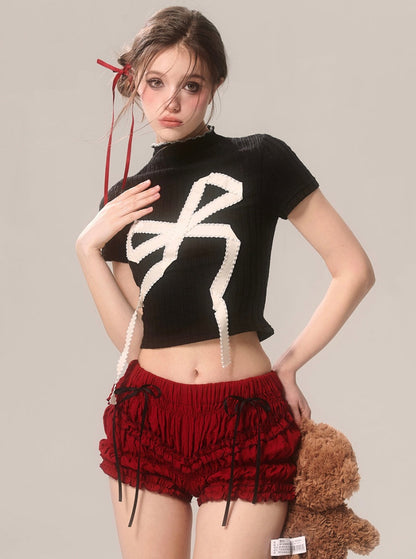 Sweet Doll Knit Crop Top