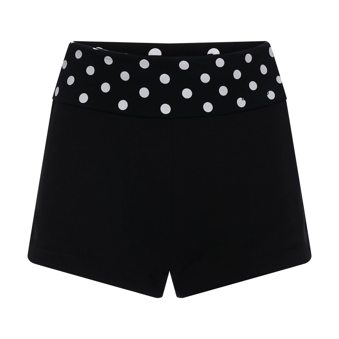 Retro Polka Dot Pleated Shorts
