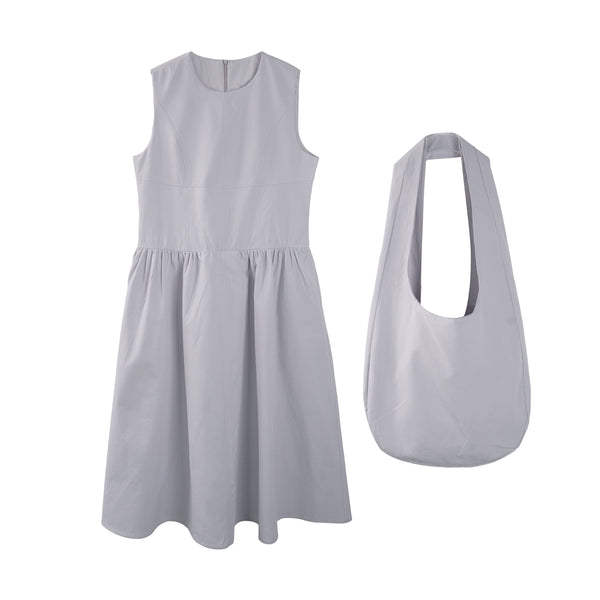 Slimming Yellow Tank Dress