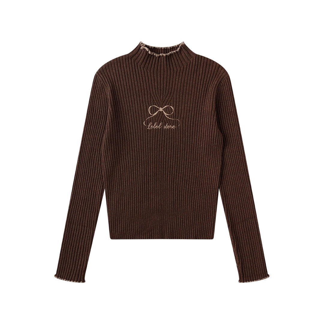 MAILLARD HALF-HIGH NECK LONG SLEEVE BASE TOP