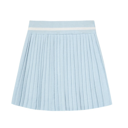 High-End Stitching A-Line Pleated Skirt