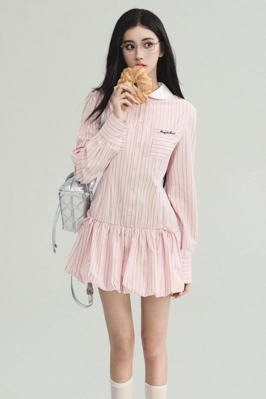 [87new] fragile store - Anne & Windsor College Girl Shirt Kleid Commuter Style Rock