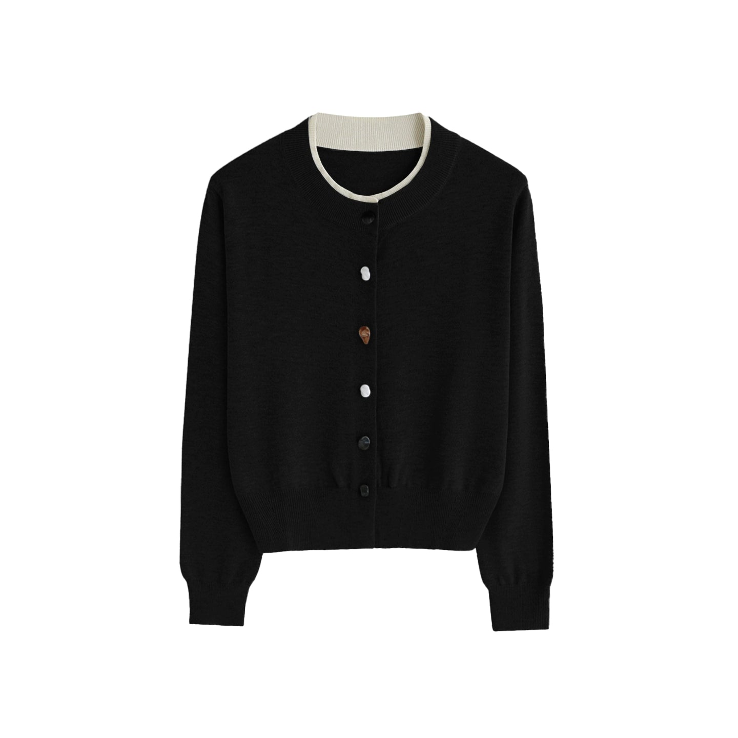 Premium Wool Slim Cardigan Sweater