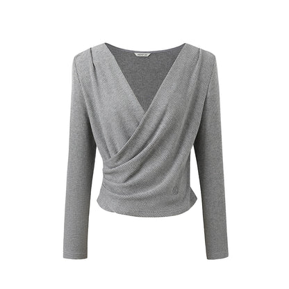 Slim Fit Mid-Sleeve Checked Top Set-Up