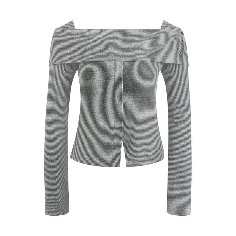 Striped Long Sleeve Top Set-Up